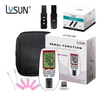 Lysun 3 in 1 腎機能分析メーター 尿酸(UA)/クレアチニン(CR)/尿素(UR) 家庭用 臨床用