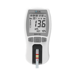 Lysun BHM-101 ストリップ付き血液ヘモグロビン検査メーター CE 承認済み